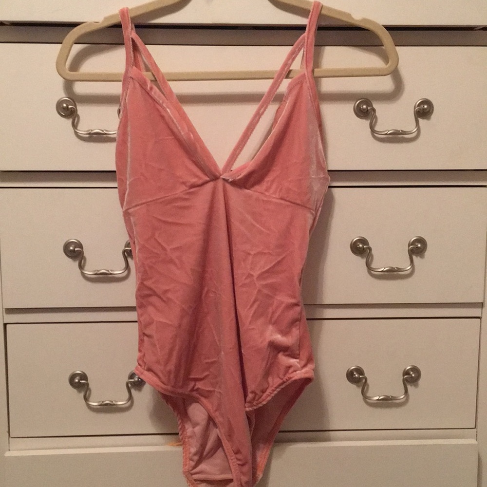 Velvet bodysuit